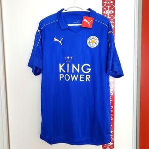 2016-2017 Leicester City Home Football Shirt. Large. BNWT.